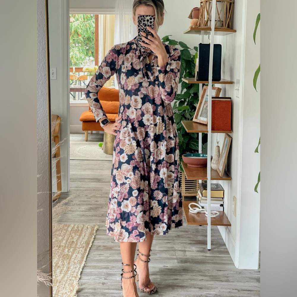 ASOS dress!  autumn colors!  comfortable and elegant